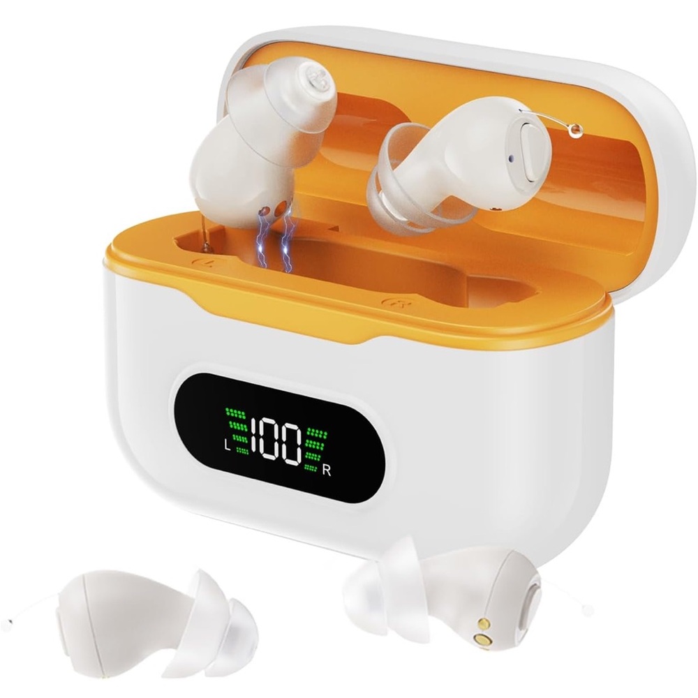 Wireless hearing device for seniors